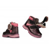 Bottines enfants petits 104c mauve nacré combiné