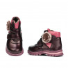 Bottines enfants petits 104c mauve nacré combiné