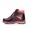 Bottines enfants petits 104c mauve nacré combiné