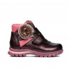 Bottines enfants petits 104c mauve nacré combiné