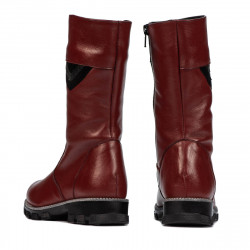 Bottes enfants 3026 bordeaux combiné