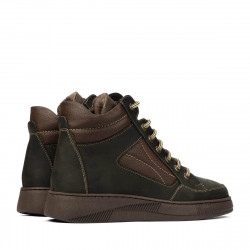 Bottes adolescents 4010 tuxon kaki