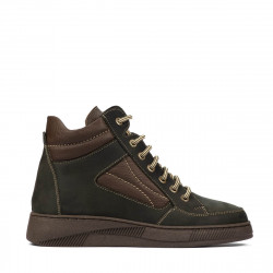 Bottes adolescents 4010 tuxon kaki