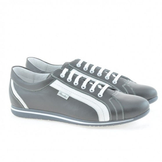Baskets homme 709 gris+blanc