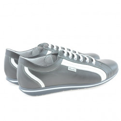 Baskets homme 709 gris+blanc