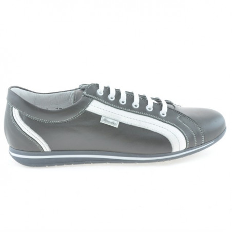 Baskets homme 709 gris+blanc