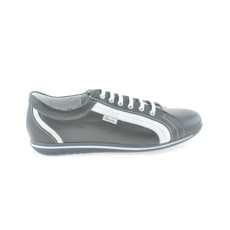Baskets homme 709 gris+blanc