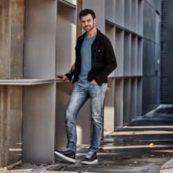 Bottes hommes 4125 indigo combiné lifestyle