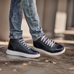 Bottes hommes 4125 indigo combiné lifestyle