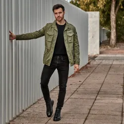 Bottes homme 4125 noir combiné lifestyle