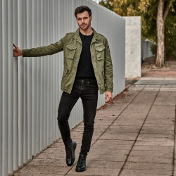Bottes homme 4125 noir combiné lifestyle