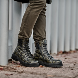 Bottes femme 3362 kaki camouflage