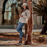 Bottes femme 3358 en marron combiné