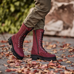 Bottines femme 3361 bufo bordeaux lifestyle