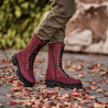 Bottines femme 3361 bufo bordeaux lifestyle