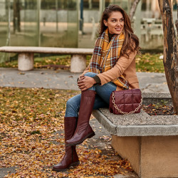Bottes femme 3365 bordeaux lifestyle