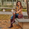 Bottes femme 3365 bordeaux lifestyle