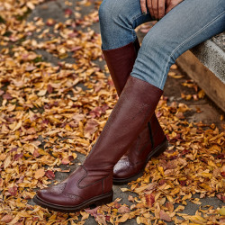 Bottes femme 3365 bordeaux lifestyle