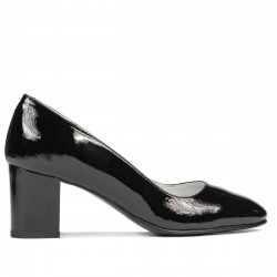 Chaussures élégantes femme 1268 vernis noir