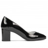 Chaussures élégantes femme 1268 vernis noir