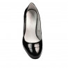 Chaussures élégantes femme 1268 vernis noir