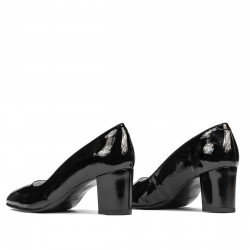 Chaussures élégantes femme 1268 vernis noir