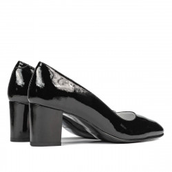 Chaussures élégantes femme 1268 vernis noir