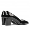 Chaussures élégantes femme 1268 vernis noir