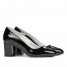 Chaussures élégantes femme 1268 vernis noir