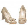Chaussures élégantes femme 1245 vernis beige