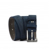 Ceinture hommes 05b bleu velours