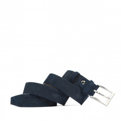 Ceinture hommes 05b bleu velours