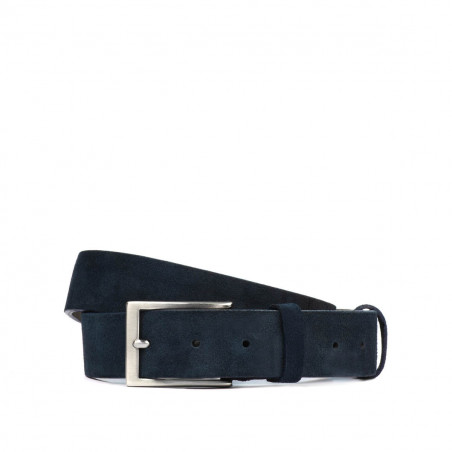 Ceinture hommes 05b bleu velours