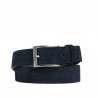 Ceinture hommes 05b bleu velours