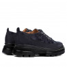 Chaussures casual femme 6043 indigo velours combiné