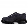 Chaussures casual femme 6043 indigo velours combiné