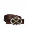 Ceinture unisexe 02ld marron foncé