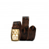 Ceinture unisexe 03ld marron