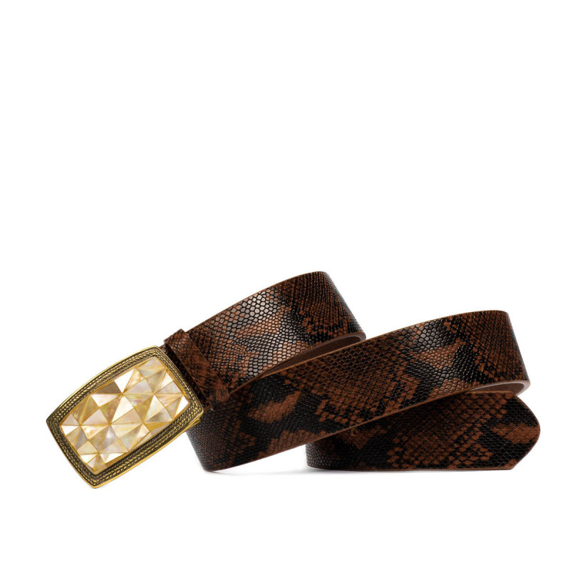 Ceinture unisexe 03ld marron
