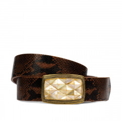 Ceinture unisexe 03ld marron