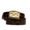 Ceinture unisexe 03ld marron