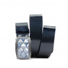 Ceinture unisexe 07ld vernis bleu