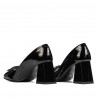 Chaussures élégantes femme 1291 vernis noir