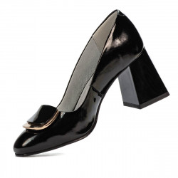 Chaussures élégantes femme 1291 vernis noir