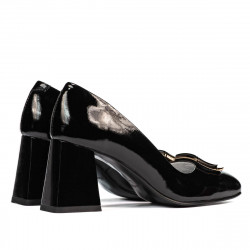 Chaussures élégantes femme 1291 vernis noir