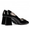 Chaussures élégantes femme 1291 vernis noir