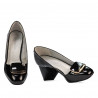 Chaussures élégantes femme 1291 vernis noir