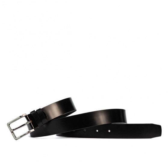 Ceinture hommes 59b noir brillant Ceinture hommes 59b noir brillant