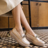 Chaussures décontractées femme 6042 beige lifestyle
