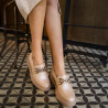 Chaussures décontractées femme 6042 beige lifestyle